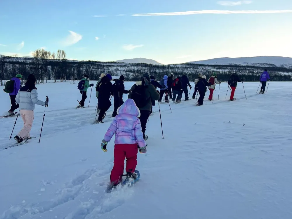 VÅGNES - Snowshoeing with Reindeer