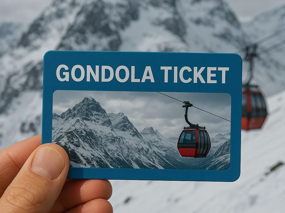 Gondola ticket (date) 